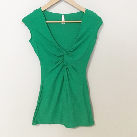 Song Green Knotted T-shirt - M - Picture 1 of 6